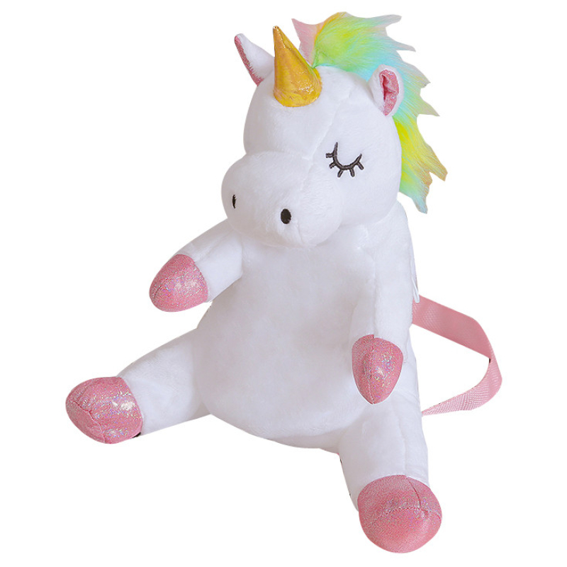 PLUCHE UNICORN RUGZAK RAINBOW